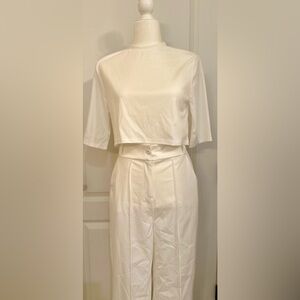 Crop top high waist set in size medium (runs small)